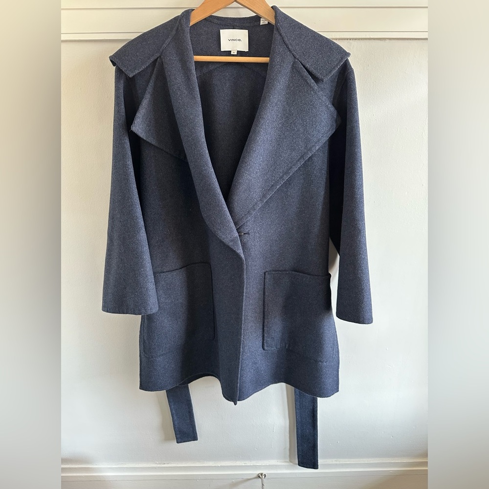 Vince Belted Wrap Coat Like New - Runs Large